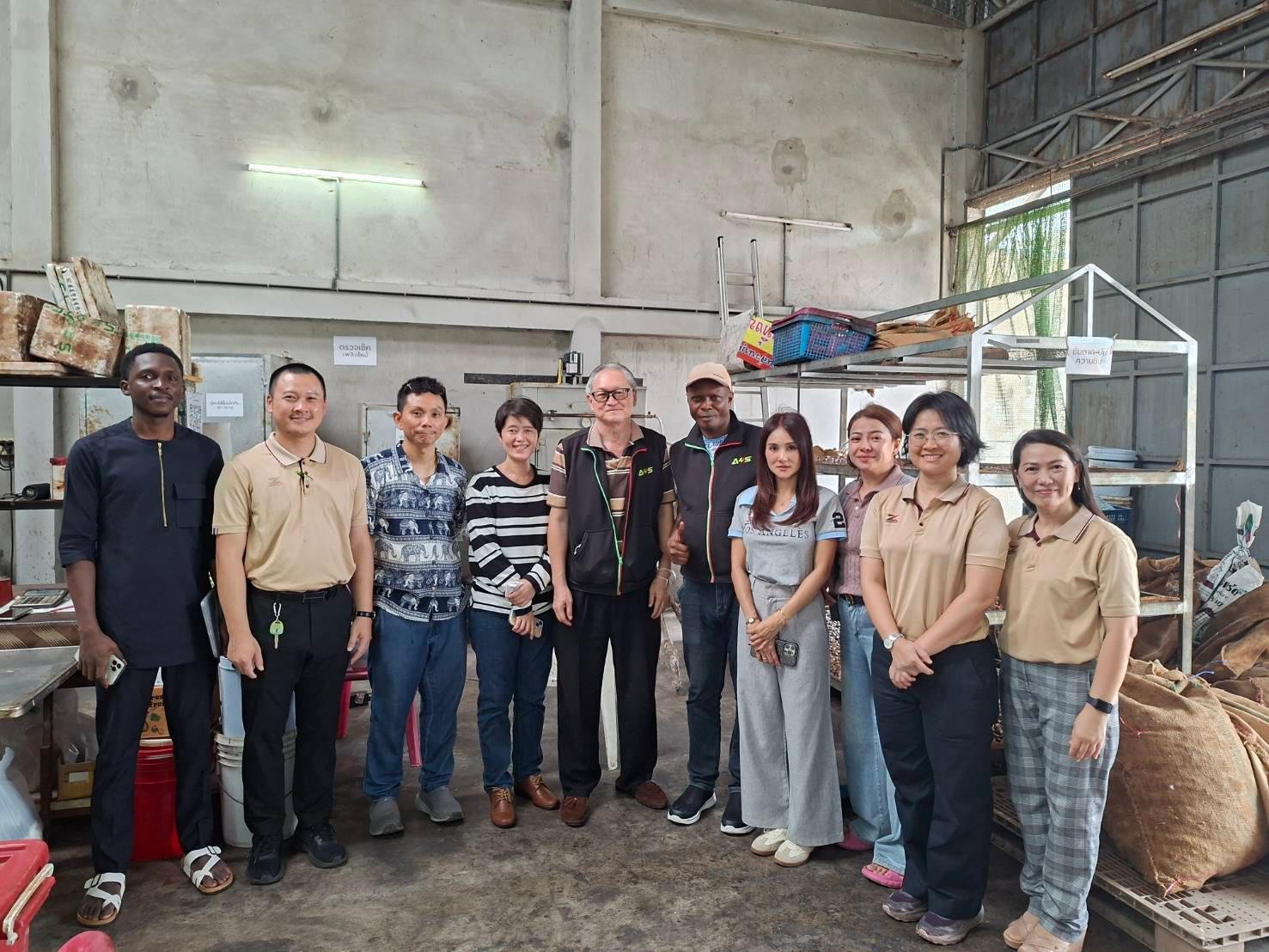 Natari team with the Thailand technical team